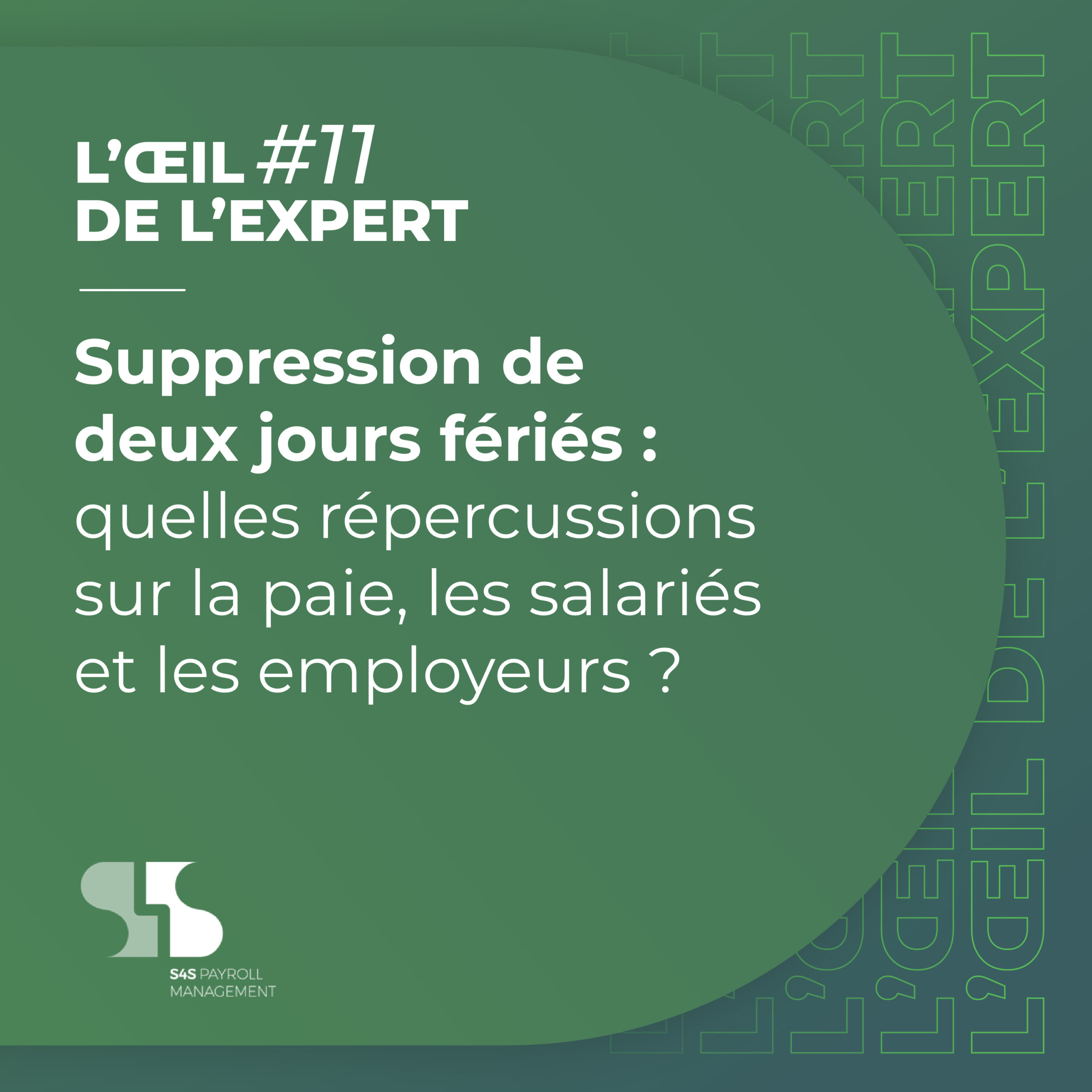 Suppression de deux jours fériés : quelles répercussions sur la paie ...